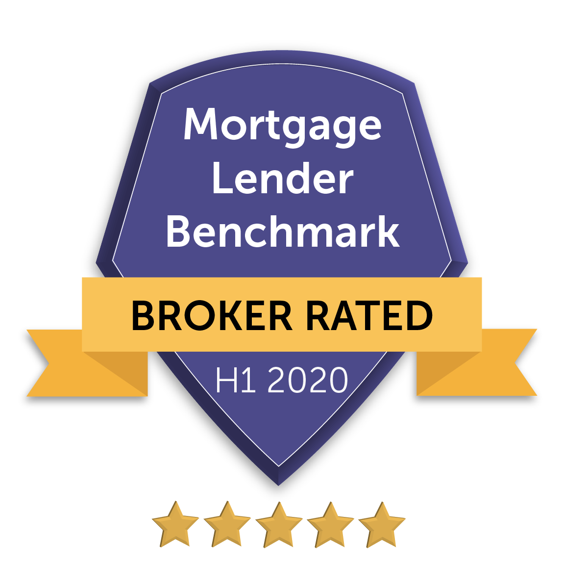 Broker logo with five stars